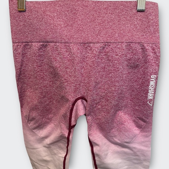 GYMSHARK Adapt Ombre Seamless Leggings Pink Beet S Athleisure Gym Rat Barbicore - Picture 5 of 10